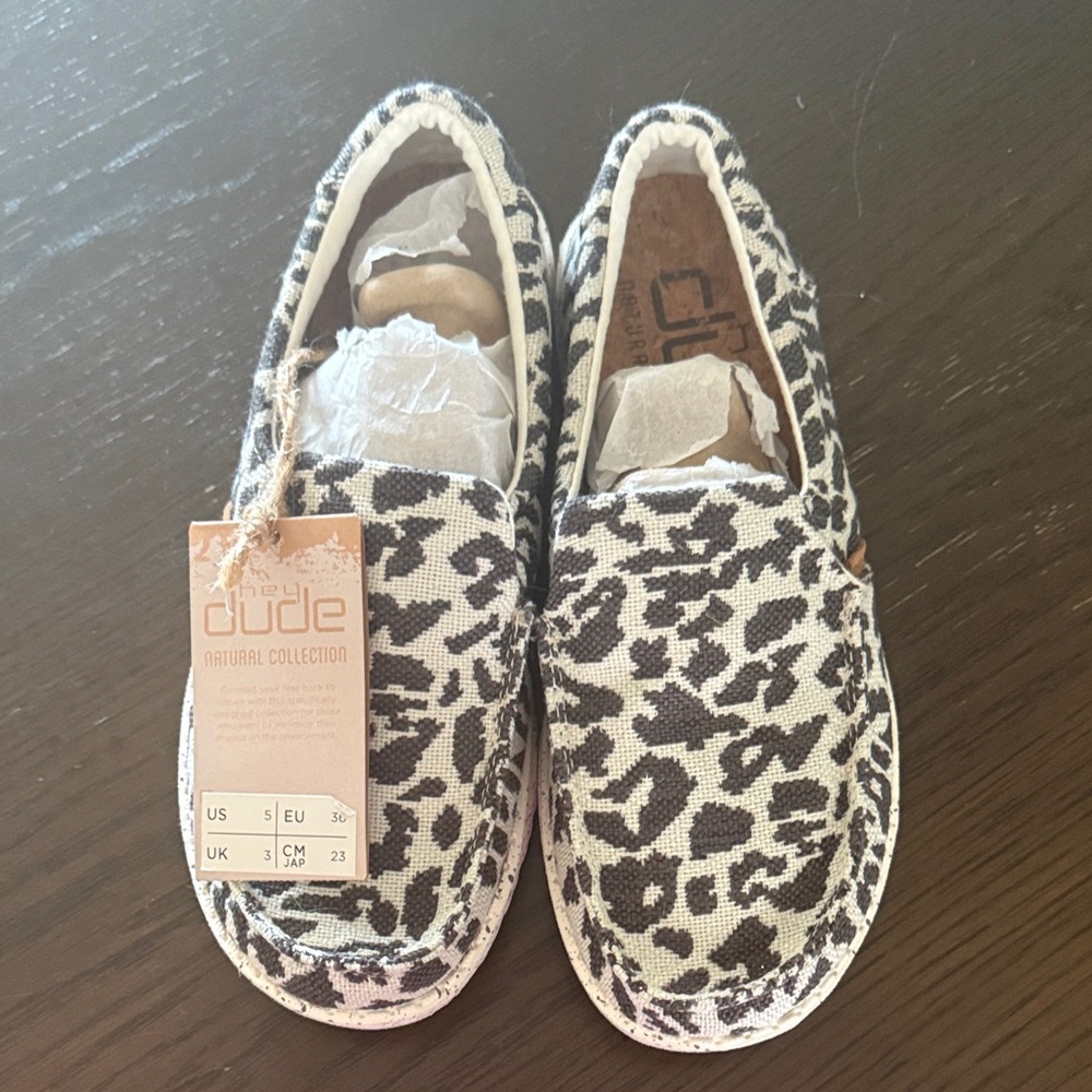 Hey Dude Kids Animal Print Slippers